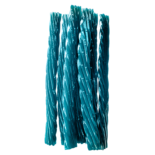 Walnut Creek Jumbo Blue Raspberry Licorice Twists 8oz. Bag All
