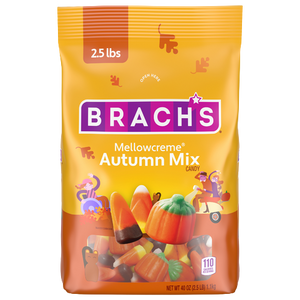 All City Candy Brach's Mellowcreme Autumn Mix Candy 2.5lb Bag Halloween Brach's Confections (Ferrara) For fresh candy and great service, visit www.allcitycandy.com
