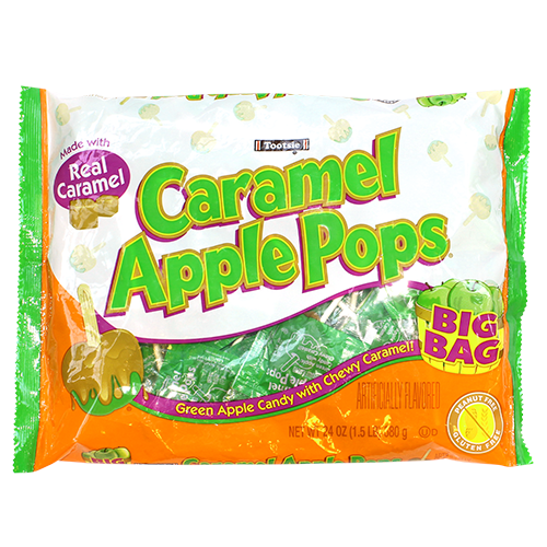 Tootsie Caramel Apple Pops Lollipops Bags 24 oz - For fresh candy and great service, visit www.allcitycandy.com