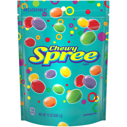 Chewy Spree Candy - 12-oz. Resealable Bag - All City Candy