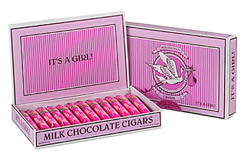 all-city-candy-its-a-girl-milk-chocolate-cigars-24-piece-box-chocolate-madelaine-chocolate-company-300942