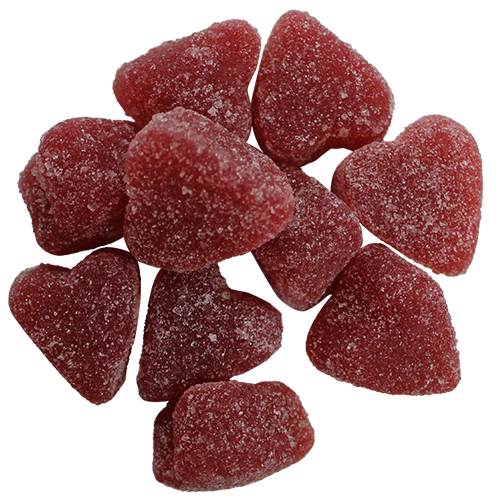 Zachary Cinnamon Jelly Heart Candy, 24 oz. Tub 