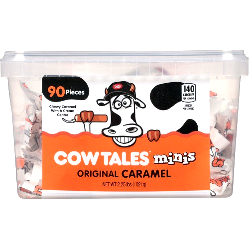 Goetze's Original Cow Tales Mini Square Tub 2.25 lbs. - All City Candy