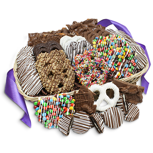 Cravings Gourmet Dipped Chocolate Covered Pretzels & Oreo Gift