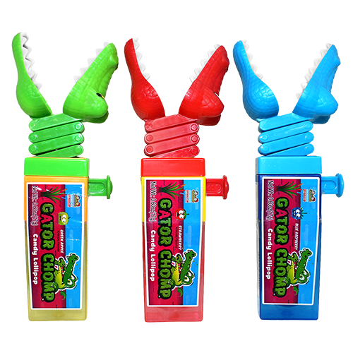 Kidsmania Gator Chomp Lollipop Toy 0.60 oz. - All City Candy