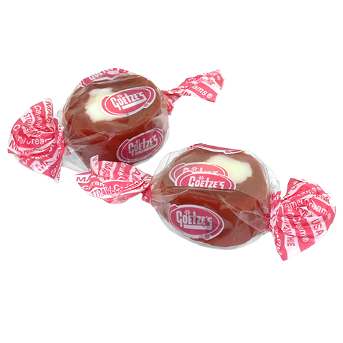 Goetze's Strawberry Smoothie Caramel Creams Candy - Bulk - All