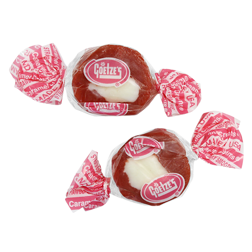 Goetze's Strawberry Smoothie Caramel Creams Candy - Bulk - All