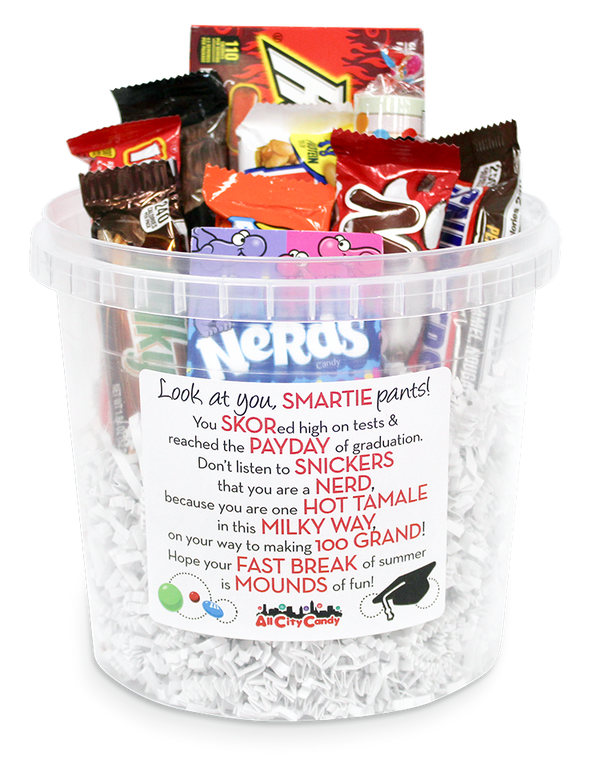 Graduation Candy Bar Poem Gift Tub High School College Preschool