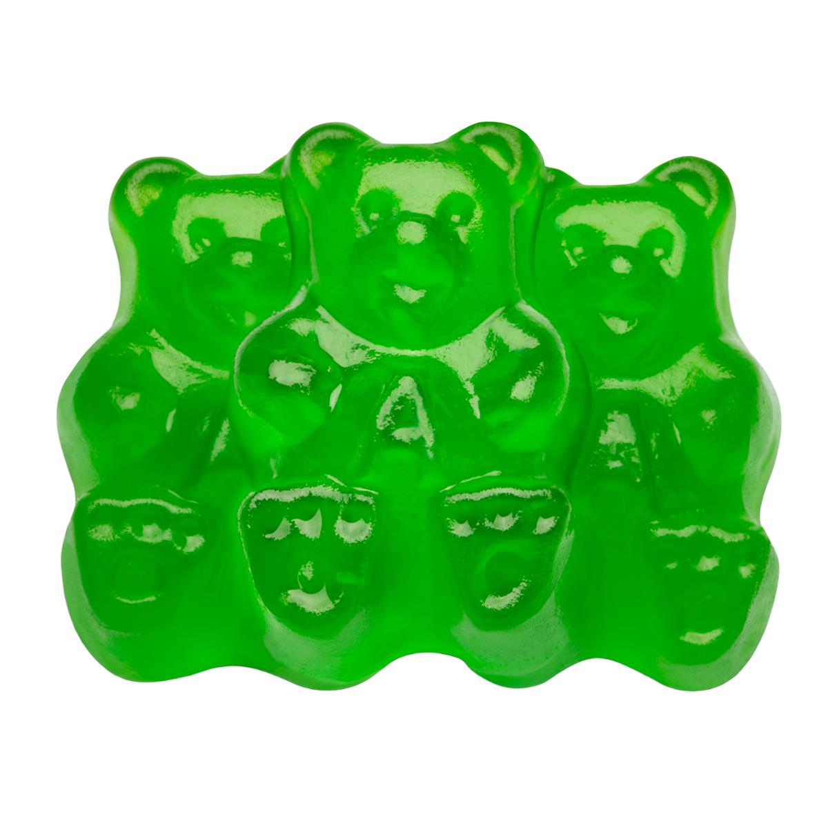 All City Candy Green Apple Gummi Bears - 5 LB Bulk Bag Bulk Unwrapped Albanese Confectionery For fresh candy and great service, visit www.allcitycandy.com