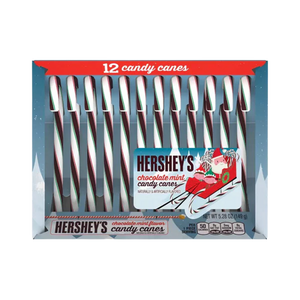 All City Candy Hershey's Christmas Chocolate Mint Candy Cane 5.28 oz. Box Christmas Hershey's For fresh candy and great service, visit www.allcitycandy.com