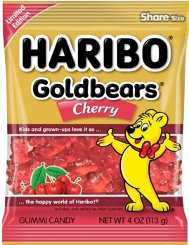 Haribo Goldbears Cherry 4 oz. Bag