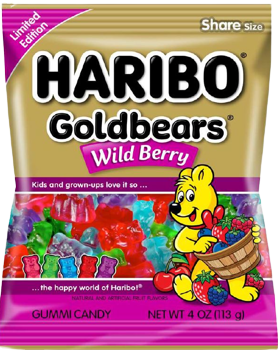 gear berry Haribo Goldbears Candy Wild Berry