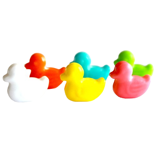 Rainbow Rubber Bud Duck  Personalised Rubber Duck