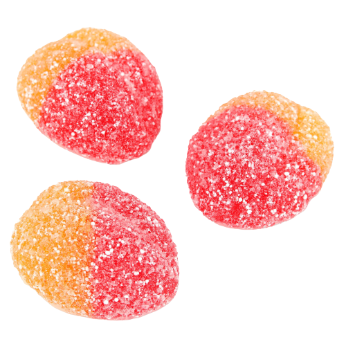 Mimi's Sweets Fini Mini Sour Peach Slices 17.63 oz. Bag