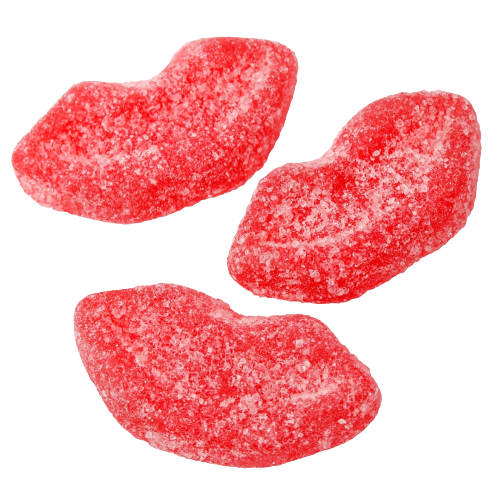 Sugar Party Sour Cherry Lips Gummy Candy 6 oz. Bag All City Candy