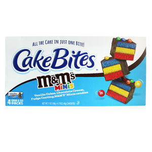 Cake Bites M&M Minis Family Pack 7 oz. Box - For fresh candy and great service, visit www.allcitycandy.com