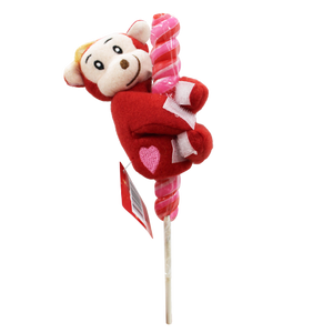 For fresh candy and great service, visit www.allcitycandy.com - Albert's Valentine's Assorted Plush N Pop 1.76 oz.