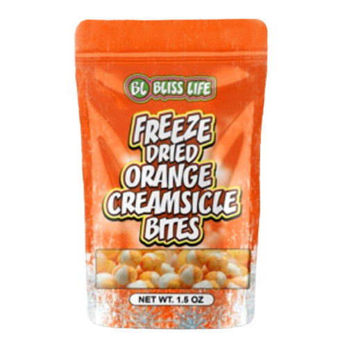 Bliss Life Freeze Dried Orange Creamsicle Bites 1.5 oz. Bag - All