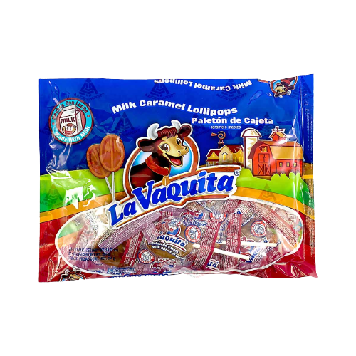 La Vaquita Milk Caramel Lollipop 10.37 oz. Bag - All City Candy