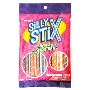 For fresh candy and great service, visit www.allcitycandy.com - World's Silly Stix Straws 2.75 oz. Bag
