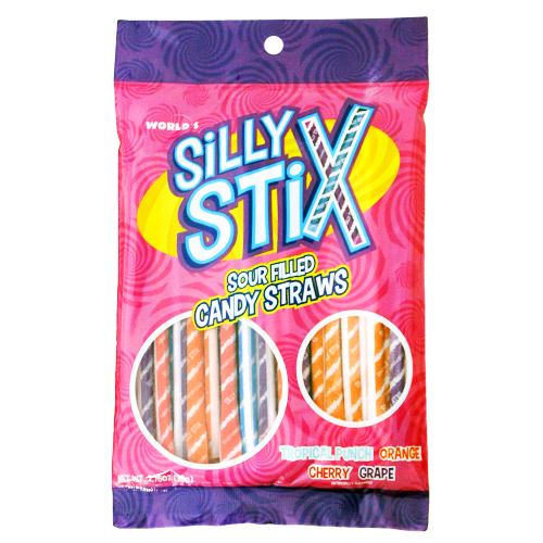 Rainbow Silly Straws - 12 Pc.