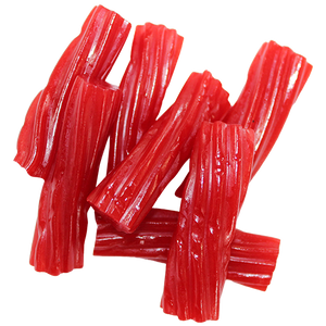 All City Candy Strawberry Licorice Twist Pieces 2 lb. Bulk Bag - For fresh candy and great service, visit www.allcitycandy.com