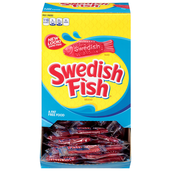 Swedish Fish Soft & Chewy Candy - Box of 240