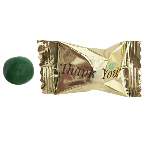 Hospitality Mints Wrapped Chocolate Buttermints Gold Wrapper 110 Count Bag - Visit www.allcitycandy.com for great candy, service and delicious treats.