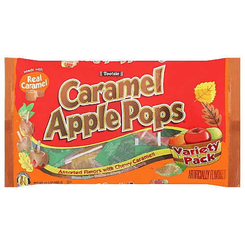 Tootsie Caramel Apple Pops Assorted Apple Orchard Lollipops Bags