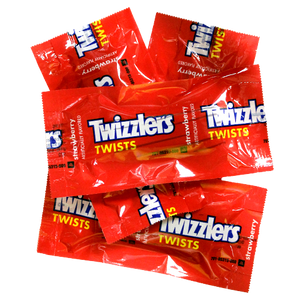For fresh candy and great service, visit www.allcitycandy.com - Twizzler Strawberry Snack Size 2 lb. Bulk Bag