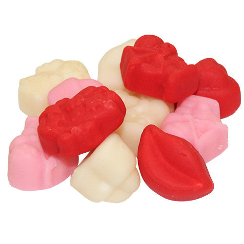 Silicone Heart Shaped Molds Fillable Cake Candy Set of 2 - Pink & Red  12 Shapes
