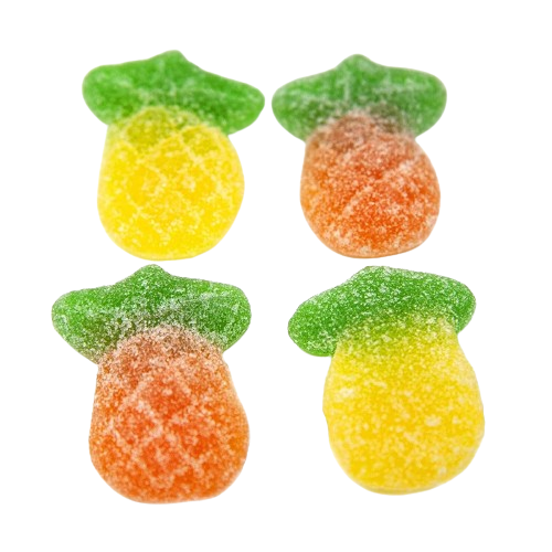 Vidal Gummi Sour Pineapple 2.2 lb. Bulk Bag - All City Candy
