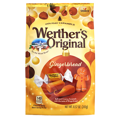 Werther's Original Gingerbread Caramels 8.57 oz. Bag - All City Candy