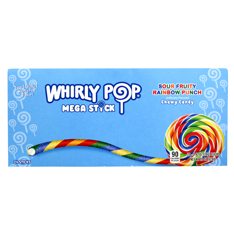 Adams and Brooks Whirly Pop Mega Stick 0.92 oz. -  For fresh candy and great service, visit www.allcitycandy.com