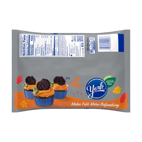 York Harvest Dark Peppermint Pattie Pumpkins 9.6 oz. Bag - All
