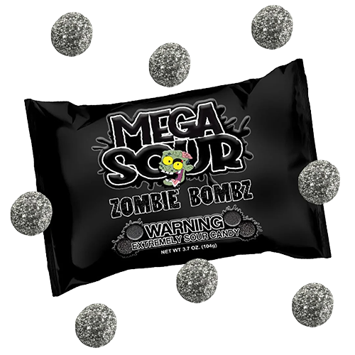 Mega Sour Zombie Bombz 3.7 oz Bag - All City Candy