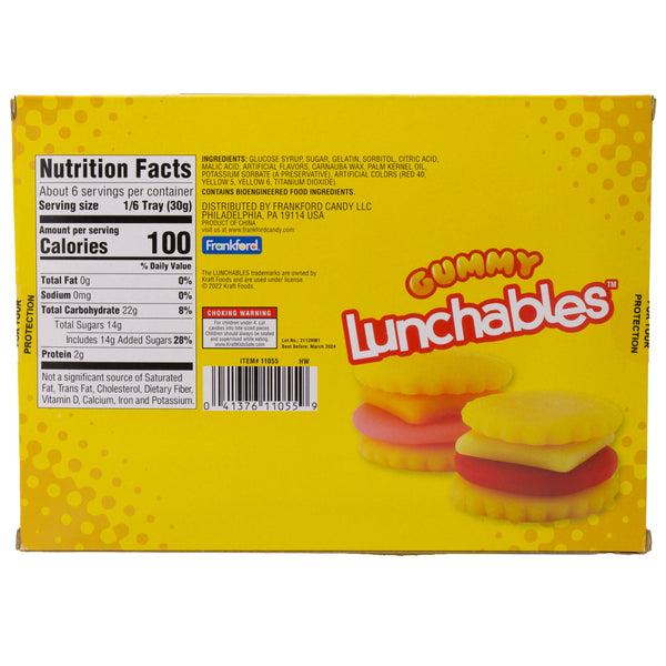 Kraft Gummy Lunchables Cracker Stackers All City Candy