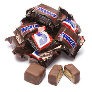 All City Candy Snickers Minis Candy Bars - 40-oz. Bag Candy Bars Mars Chocolate For fresh candy and great service, visit www.allcitycandy.com