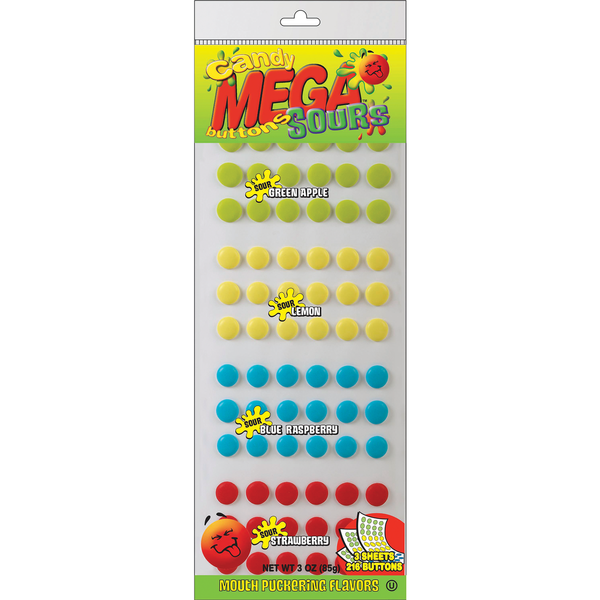 Sour Candy Buttons – Half Nuts