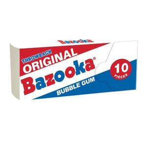 All City Candy Bazooka Throwback Original Bubble Gum 10-piece Wallet Pack Gum/Bubble Gum Bazooka Candy Brands For fresh candy and great service, visit www.allcitycandy.com