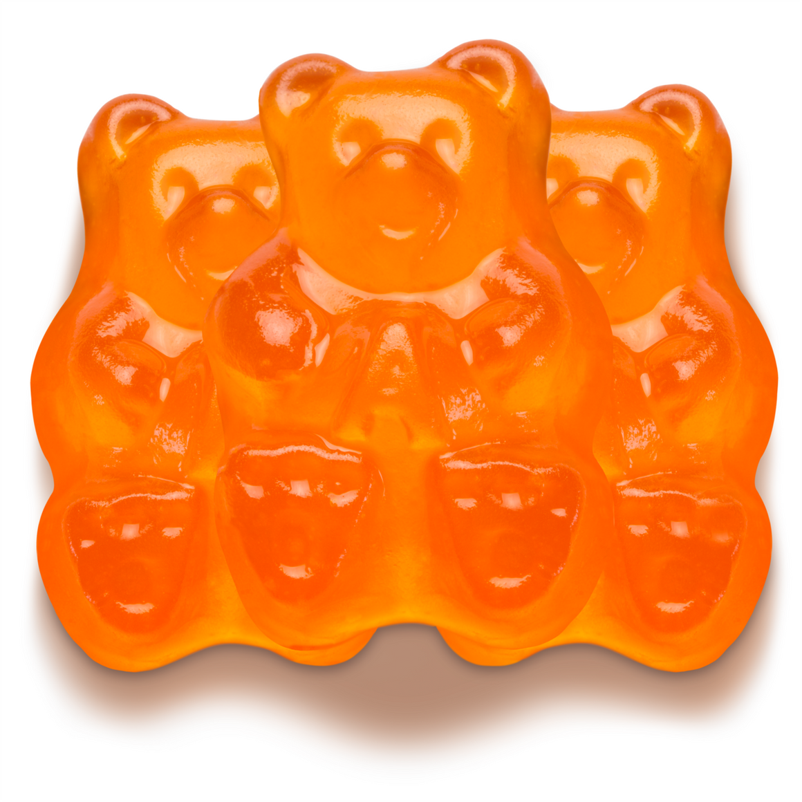All City Candy Orange Gummi Bears - 5 LB Bulk Bag Bulk Unwrapped Albanese Confectionery For fresh candy and great service, visit www.allcitycandy.com