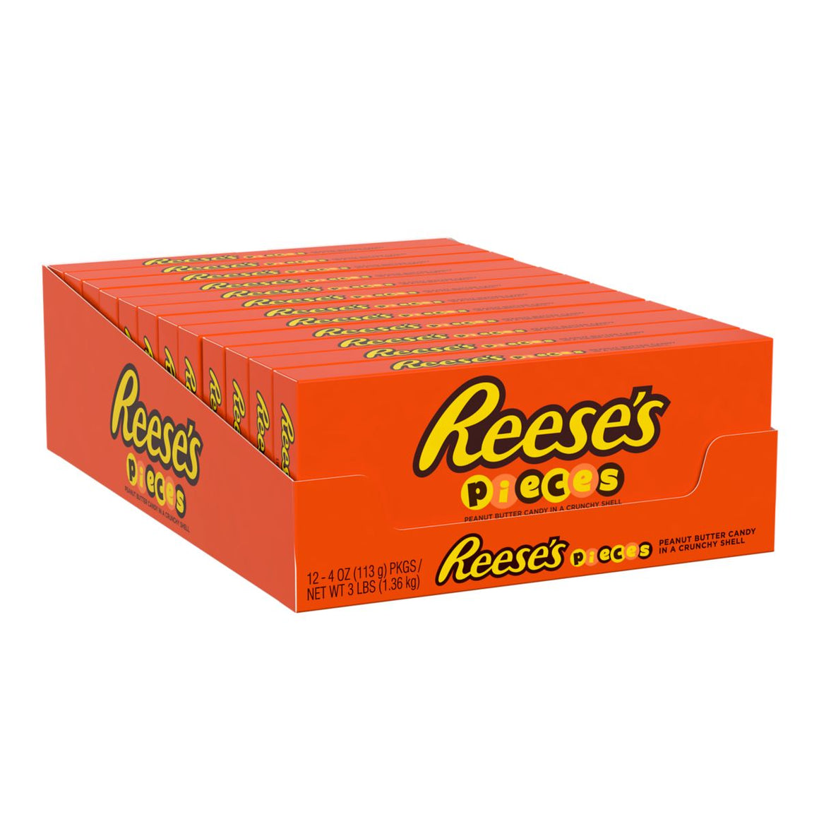 All City Candy Reese's Pieces Candy - 4-oz. Theater Box Theater Boxes Hershey's For fresh candy and great service, visit www.allcitycandy.com