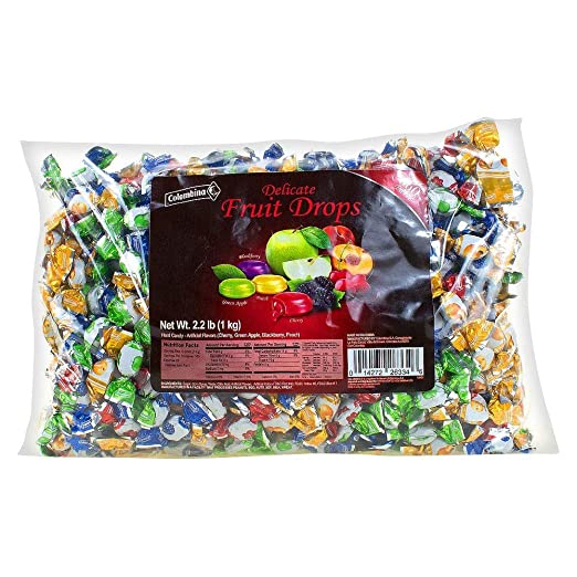 Colombina Delicate Mint Drops Hard Candy - 2.2 LB Bulk Bag - All City Candy