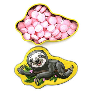 All City Candy Sloth Is My Spirit Animal Strawberry Candies - 1-oz. 1 Tin Novelty Boston America For fresh candy and great service, visit www.allcitycandy.com