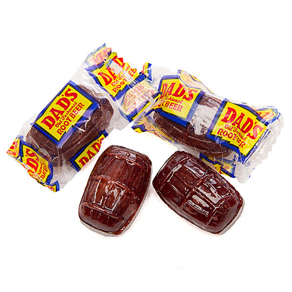 Dad's Sugar Free Root Beer Barrels Hard Candy 2 lb Bulk Bag All