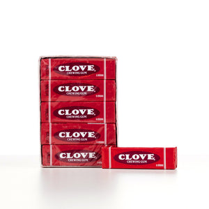 All City Candy Clove Chewing Gum - 5 Stick Pack Gum/Bubble Gum Gerrit J. Verburg Candy Case of 20 For fresh candy and great service, visit www.allcitycandy.com