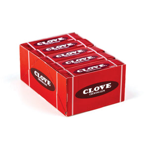 All City Candy Clove Chewing Gum - 5 Stick Pack Gum/Bubble Gum Gerrit J. Verburg Candy Case of 20 For fresh candy and great service, visit www.allcitycandy.com