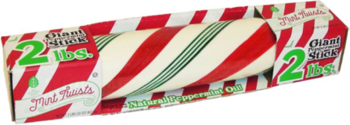 Atkinson's Mint Twists Giant Peppermint Stick 2 LB - All City Candy