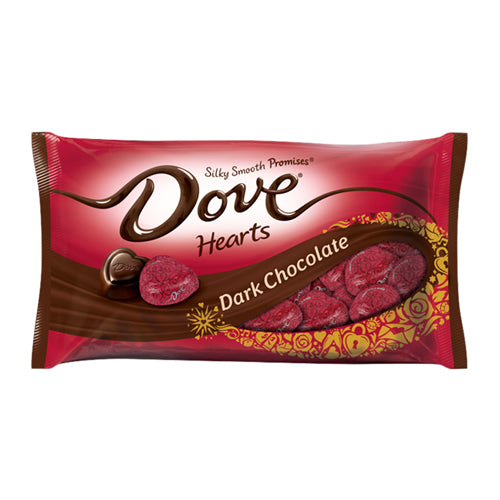 Dove Promises Hearts Dark Chocolate - 8.87-oz. Bag BagSomething Sweet for your Sweetie. Dove ultimate chocolate. Everything tastes better shaped in a heart! It is full of love! For fresh candy and great service, visit www.allcitycandy.com