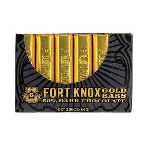 All City Candy Fort Knox Gold Bars 50% Dark Chocolate 2.96oz. Chocolate Gerrit J. Verburg Candy For fresh candy and great service, visit www.allcitycandy.com